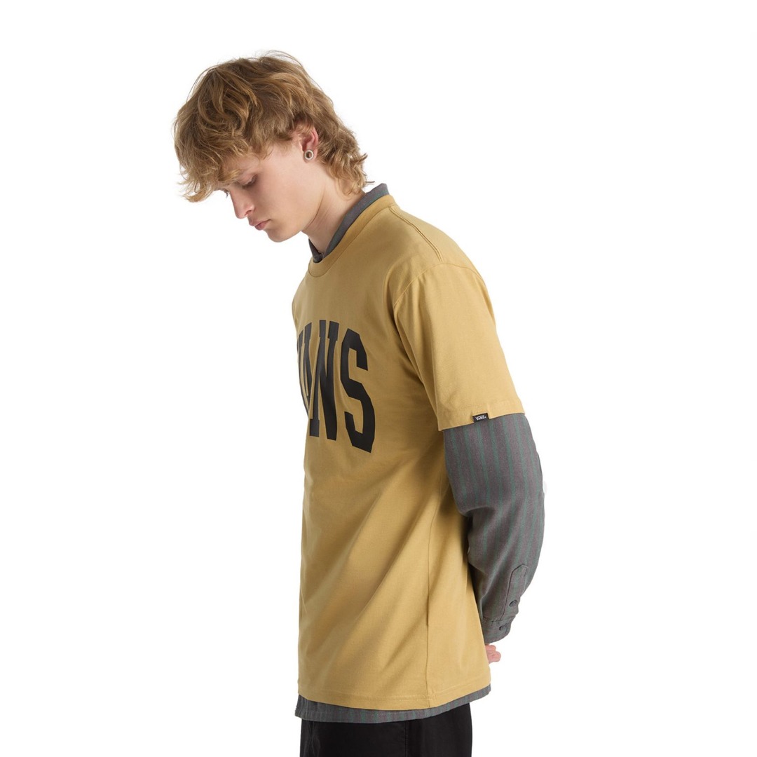 VANS ARCHED SS TEE VN000G475QJ-5QJ Μπέζ