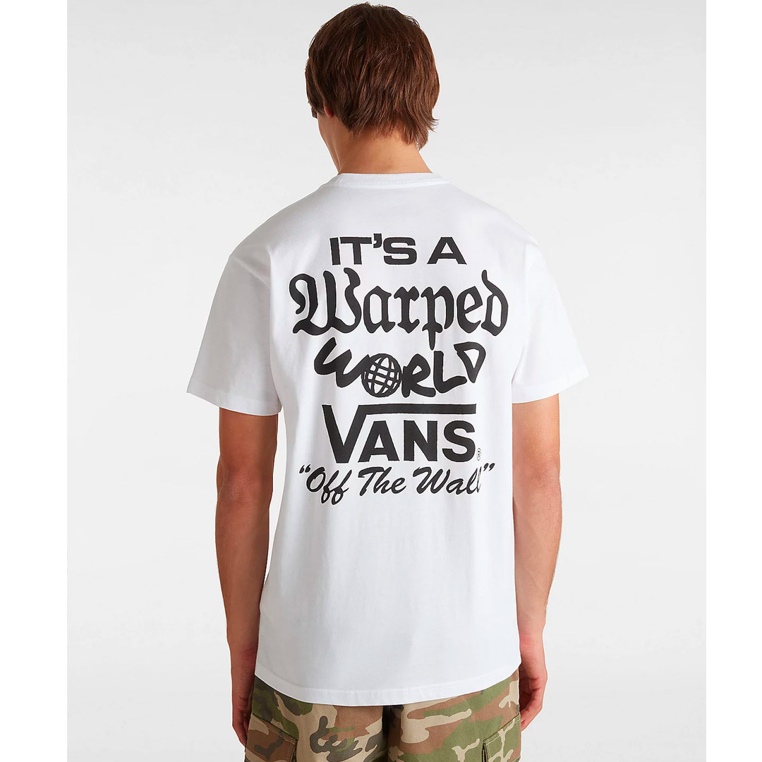 VANS WARPED WORLD SS VN000M5EWHT-WHT White