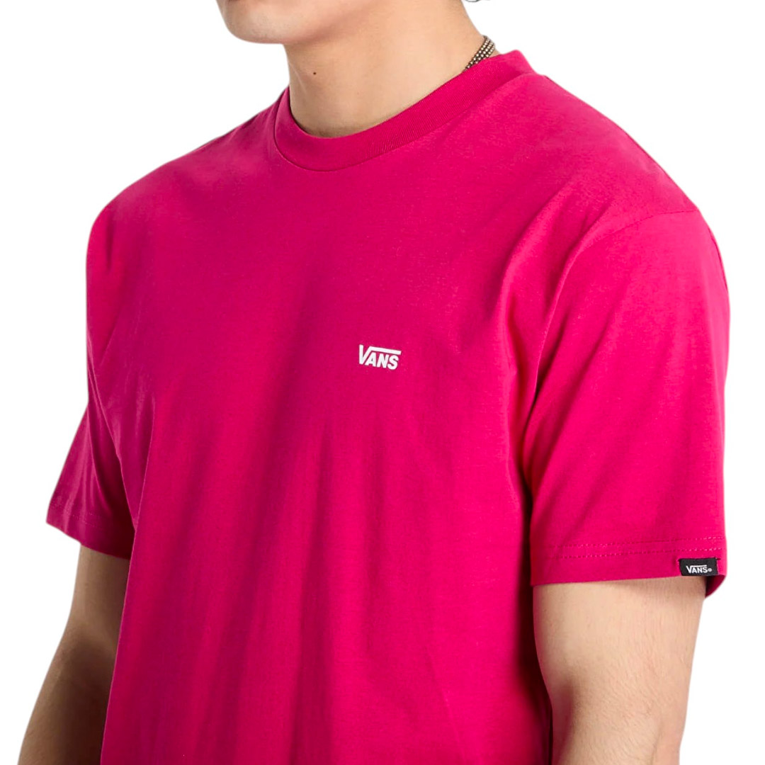 VANS LEFT CHEST LOGO TEE VN0A3CZEC9L-C9L Μπορντό