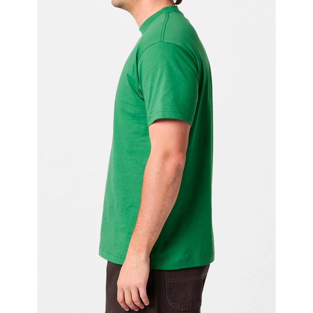VANS LEFT CHEST LOGO TEE VN0A3CZEBR1-BR1 Πράσινο