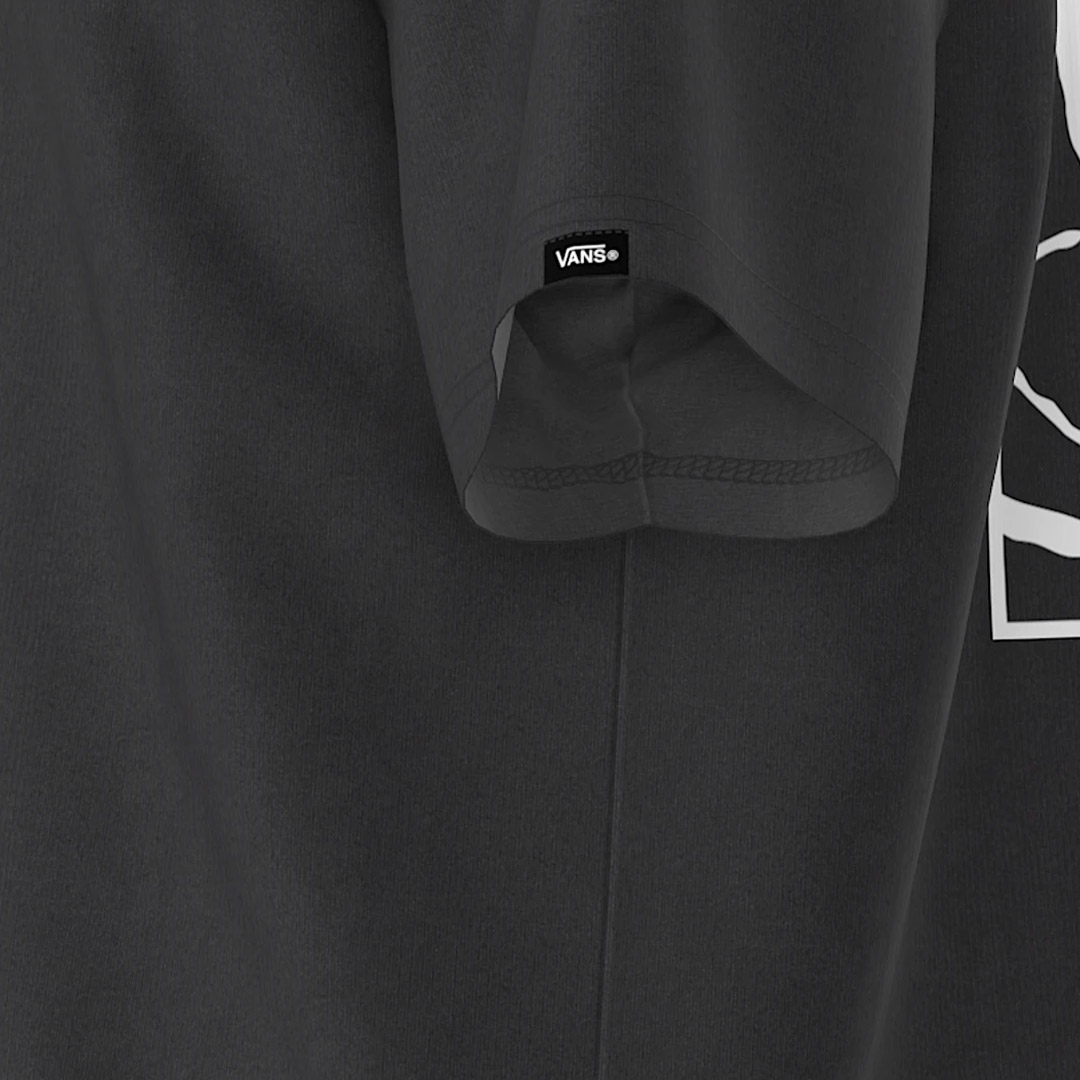 VANS WIDE LOOSE SS VN000Q25BLK-BLK Μαύρο