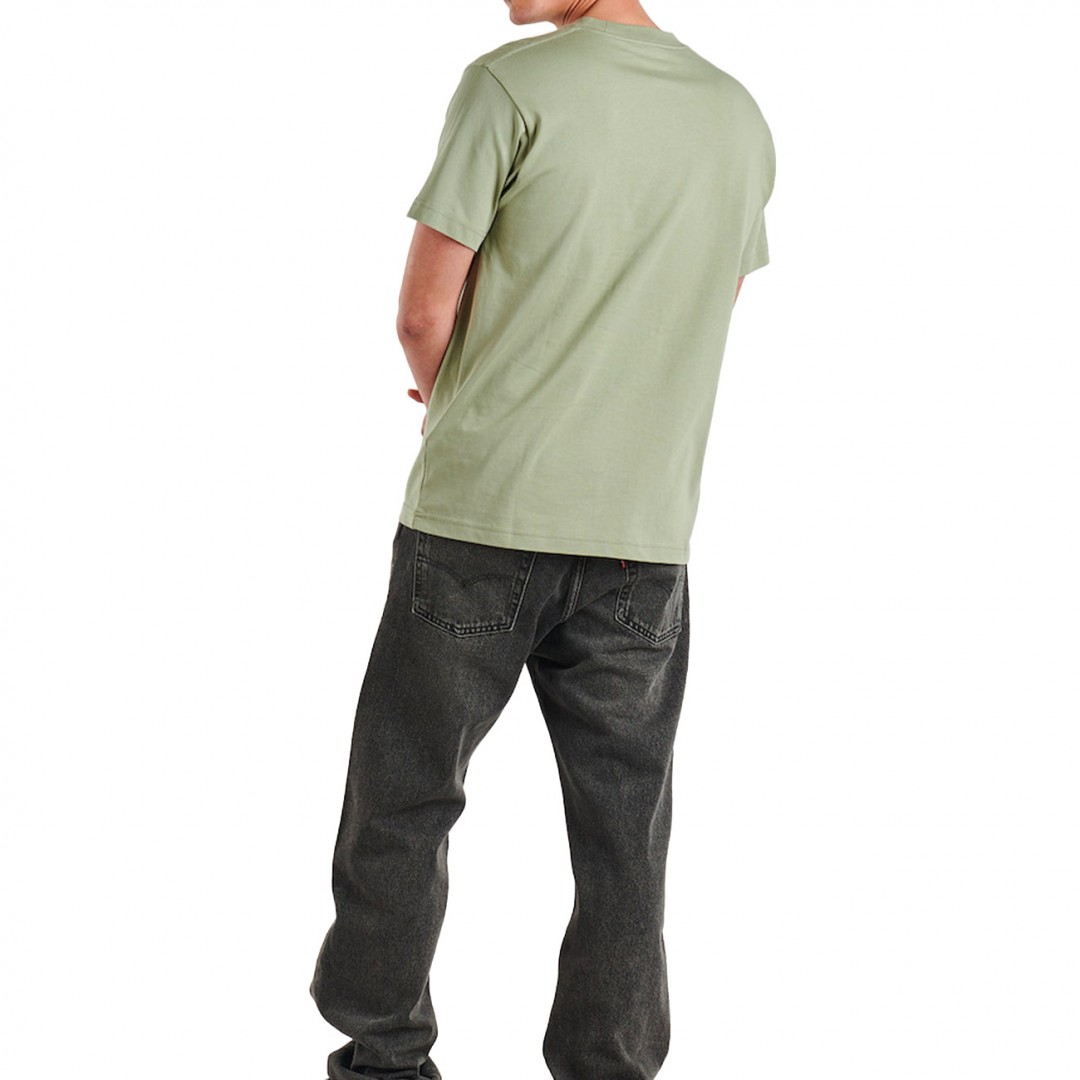 VANS LEFT CHEST SS VN000R9XFSG-FSG Κhaki