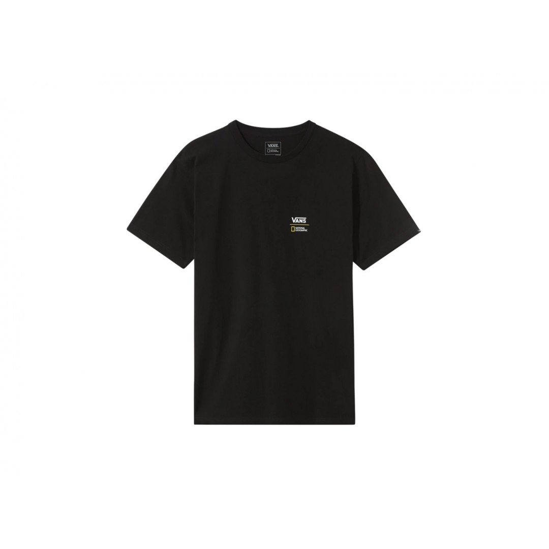 VANS X NATIONAL GEOGRAPHIC GLOBE T-SHIRT VA4MSHBLK-BLK Black