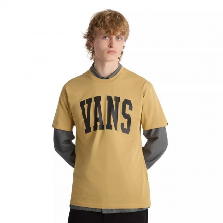 VANS ARCHED SS TEE VN000G475QJ-5QJ Beige