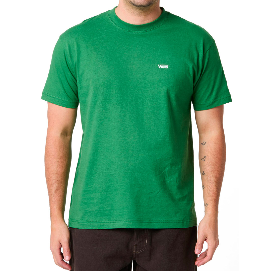 VANS LEFT CHEST LOGO TEE VN0A3CZEBR1-BR1 Πράσινο