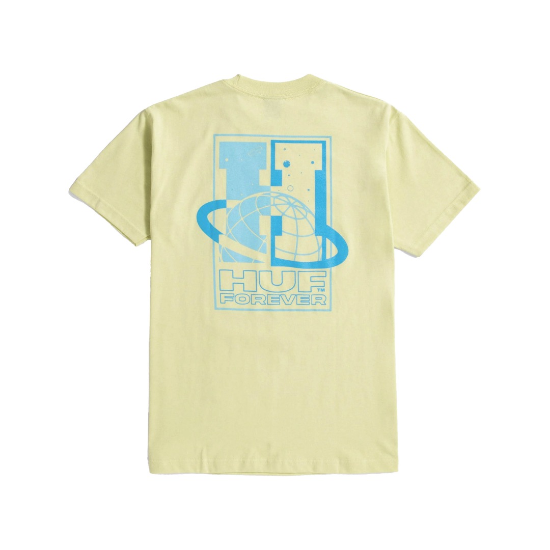 HUF GALAXYWIDE S/S TEE TS01968-LIME Λαχανί