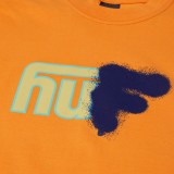 HUF UPSIDE DOWNTOWN S/S TEE TS02173-TNGRN Πορτοκαλί Εικόνα 0
