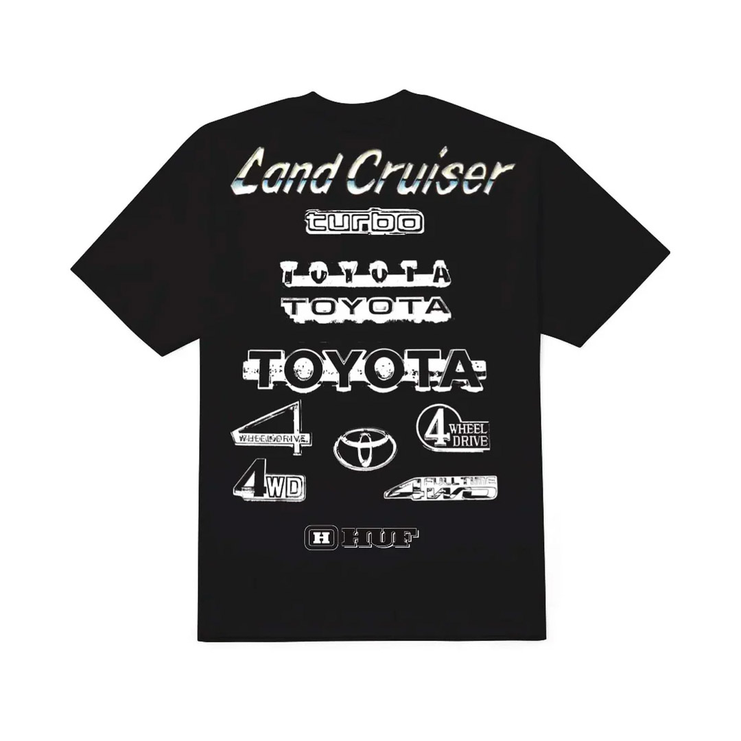HUF χ ΤΟΥΟΤΑ ROSETTA S/S TEE TS02424-BLACK Black