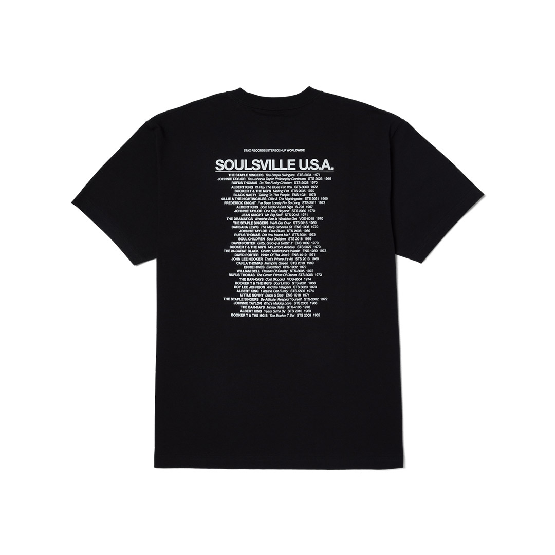 HUF SOULSVILLE USA S/S TEE TS02406-BLACK Μαύρο