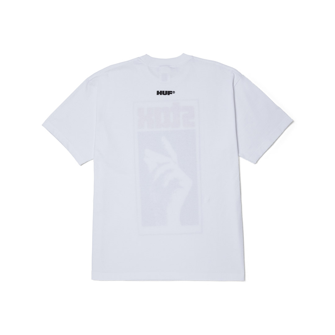 HUF STAX SNAP S/S TEE TS02407-WHITE Λευκό
