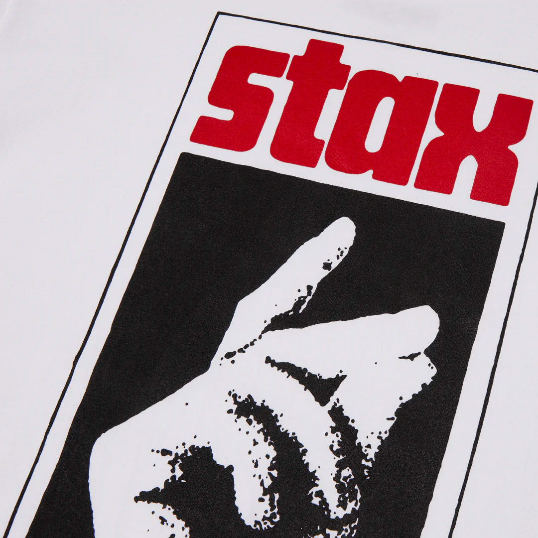 HUF STAX SNAP S/S TEE TS02407-WHITE Λευκό