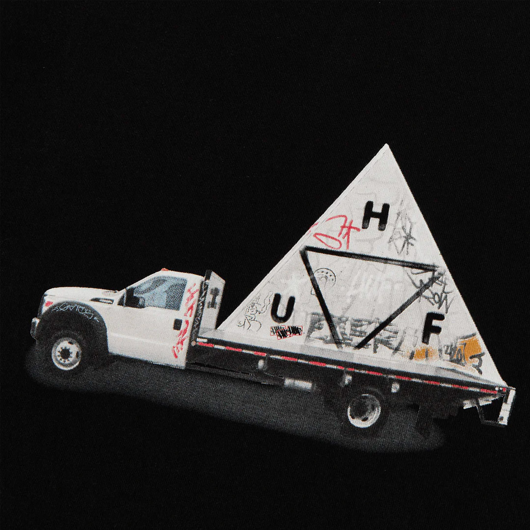 HUF HIGH CLEARANCE S/S TEE TS02409-BLACK Black