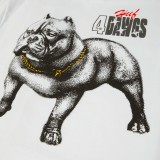 HUF 4 THE DAWGS S/S TEE TS02514-WHITE White Image 1