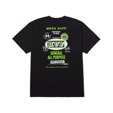 HUF ALL PURPOSE S/S TEE TS02292-BLACK Black