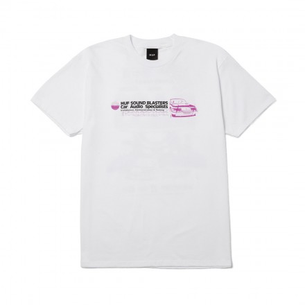 HUF BASS POWER S/S TEE TS02453-WHITE White