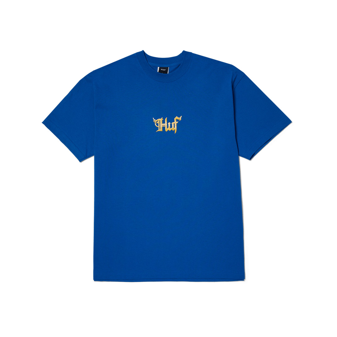 HUF BIG H S/S TEE TS02412-COBLU Royal Blue