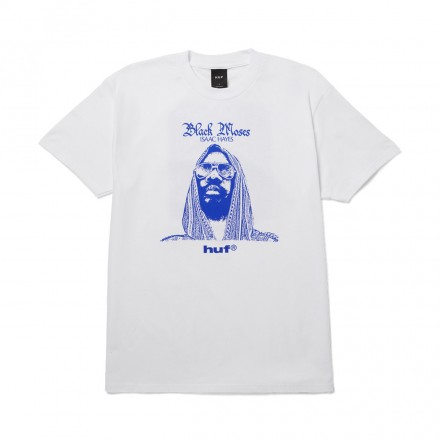 HUF BLACK MOSES S/S HEAVYWEIGHT TEE TS02541-WHITE White