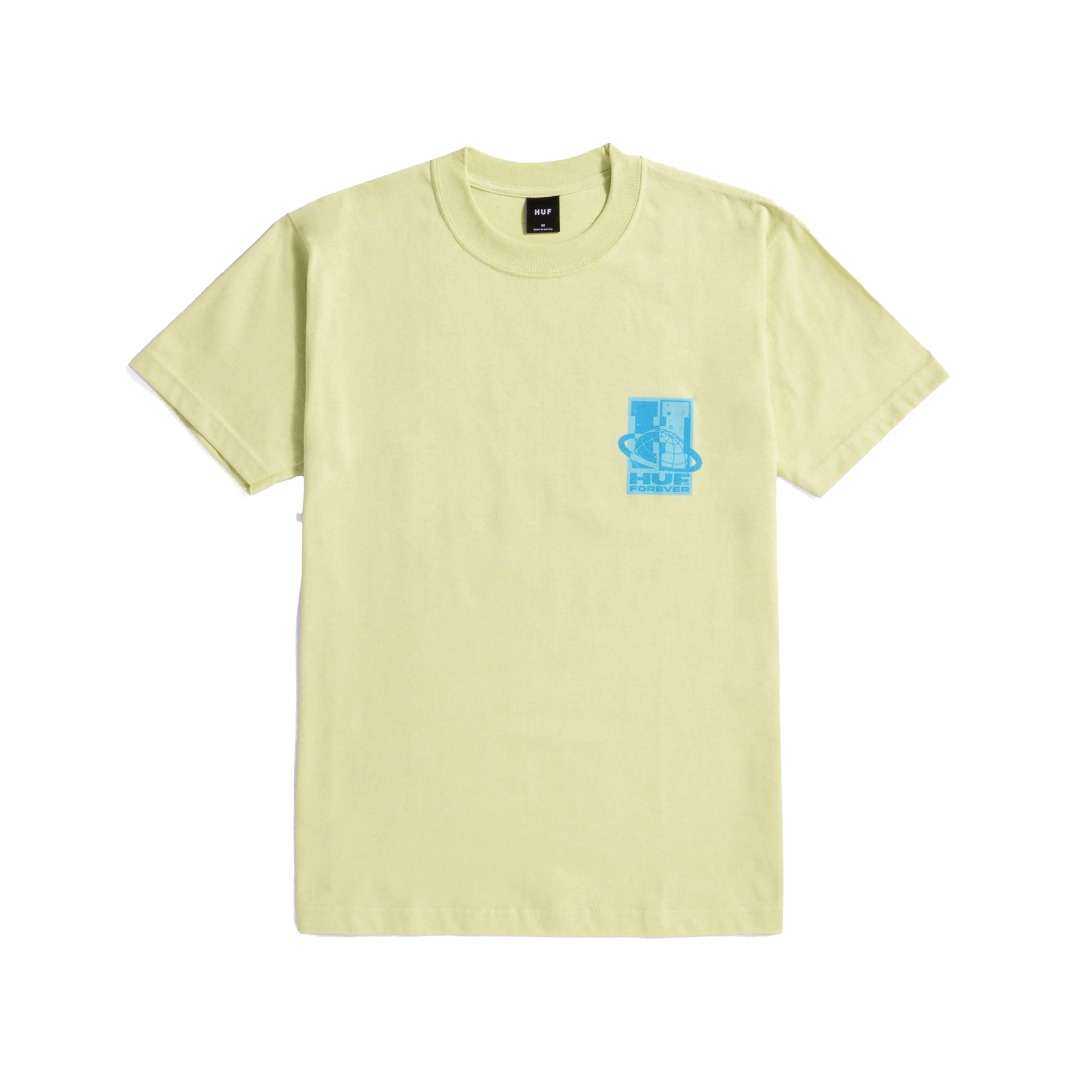 HUF GALAXYWIDE S/S TEE TS01968-LIME Λαχανί
