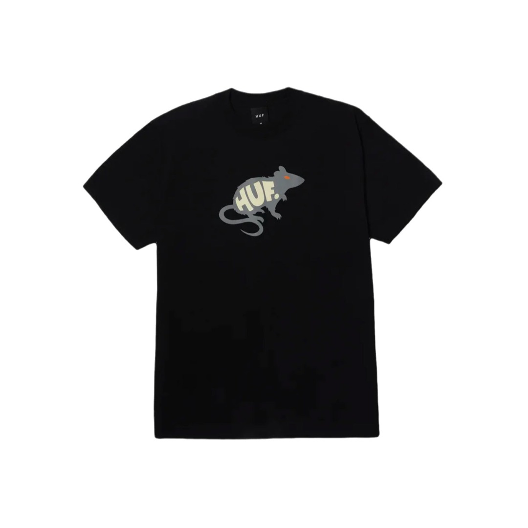 HUF MANS BEST FRIEND S/S TEE TS02183-BLACK Μαύρο