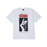 HUF STAX SNAP S/S TEE TS02407-WHITE Λευκό Εικόνα 