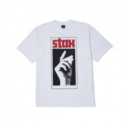 HUF STAX SNAP S/S TEE TS02407-WHITE White