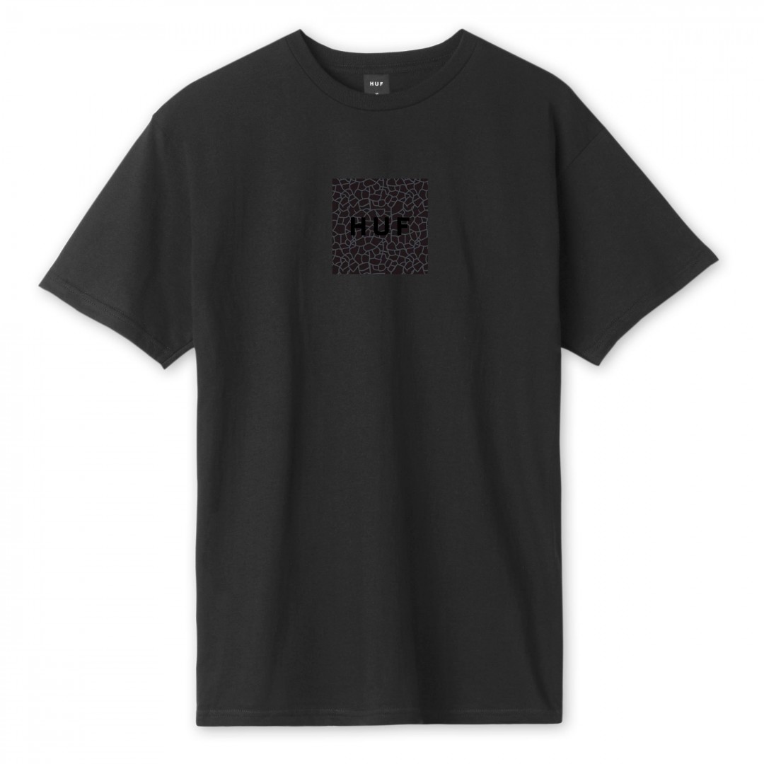 HUF QUAKE BOX LOGO T-SHIRT TS01053-BLACK Black