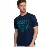 Russell Athletic MEN'S T-SHIRT A1-015-1-190 Blue Image 