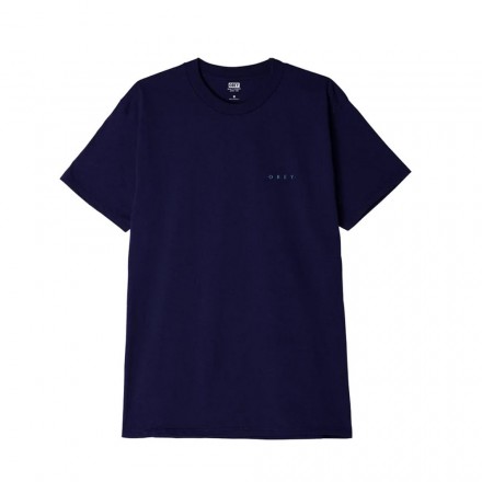 OBEY VANISHING POINT CLASSIC TEE 165263479-NVY Μπλε