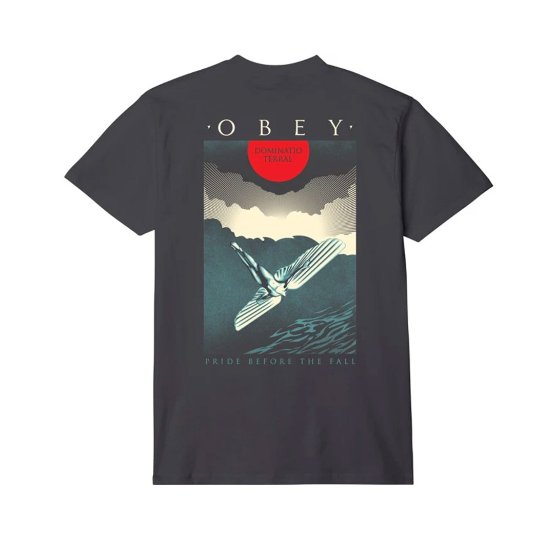 OBEY ICARUS DECO CLASSIC TEE 165263800-BLK Black