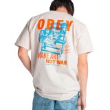 OBEY PRINTING PRESS MAKE ART TEE 165264061-CRM Ecru Image 0