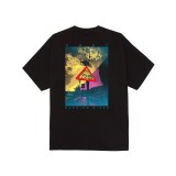 OBEY WARNING SIGN TEE 165264135-BLK Μαύρο Εικόνα 0