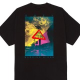 OBEY WARNING SIGN TEE 165264135-BLK Μαύρο Εικόνα 1