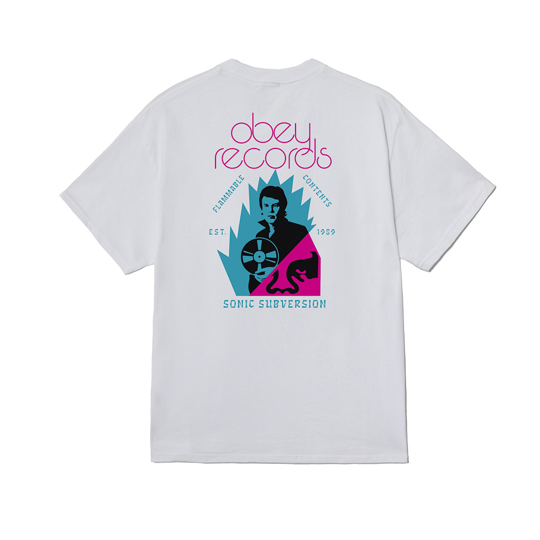 OBEY SONIC SUBVERSION TEE 165264141-WHT White