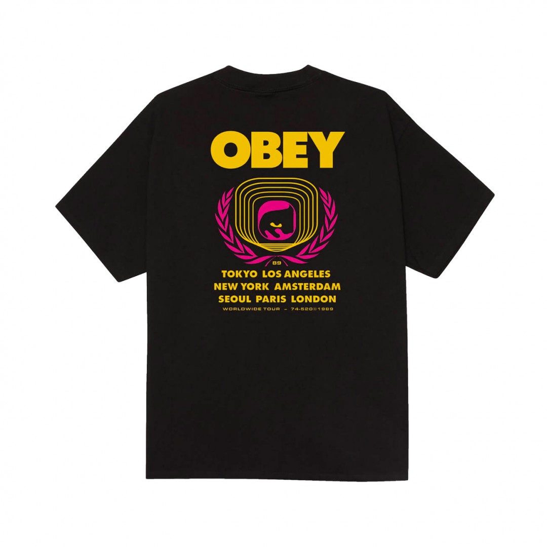 OBEY ICON EYE WREATH TEE 165264263-BLK Black