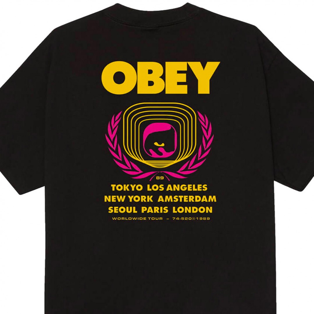OBEY ICON EYE WREATH TEE 165264263-BLK Black