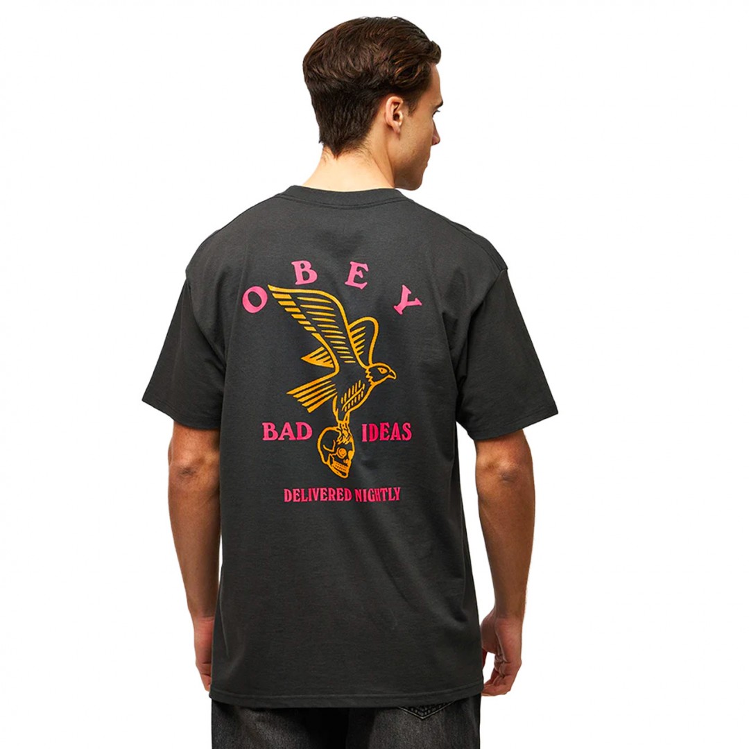 OBEY BAD IDEAS EAGLE TEE 165264268-VBL Black
