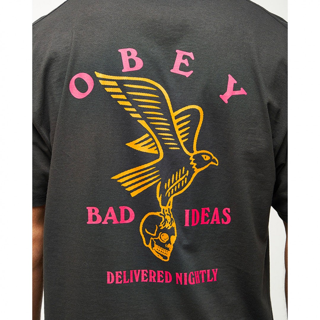 OBEY BAD IDEAS EAGLE TEE 165264268-VBL Black