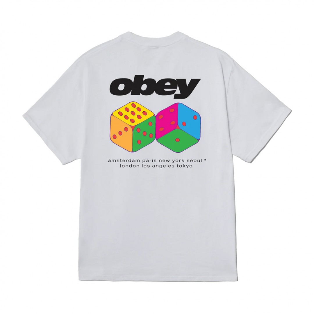 OBEY DICE TEE 165264348-WHT White