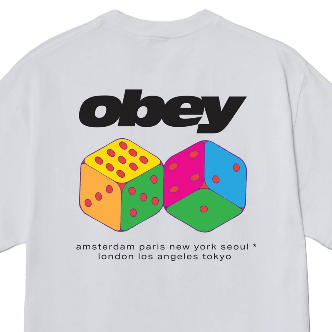 OBEY DICE TEE 165264348-WHT White