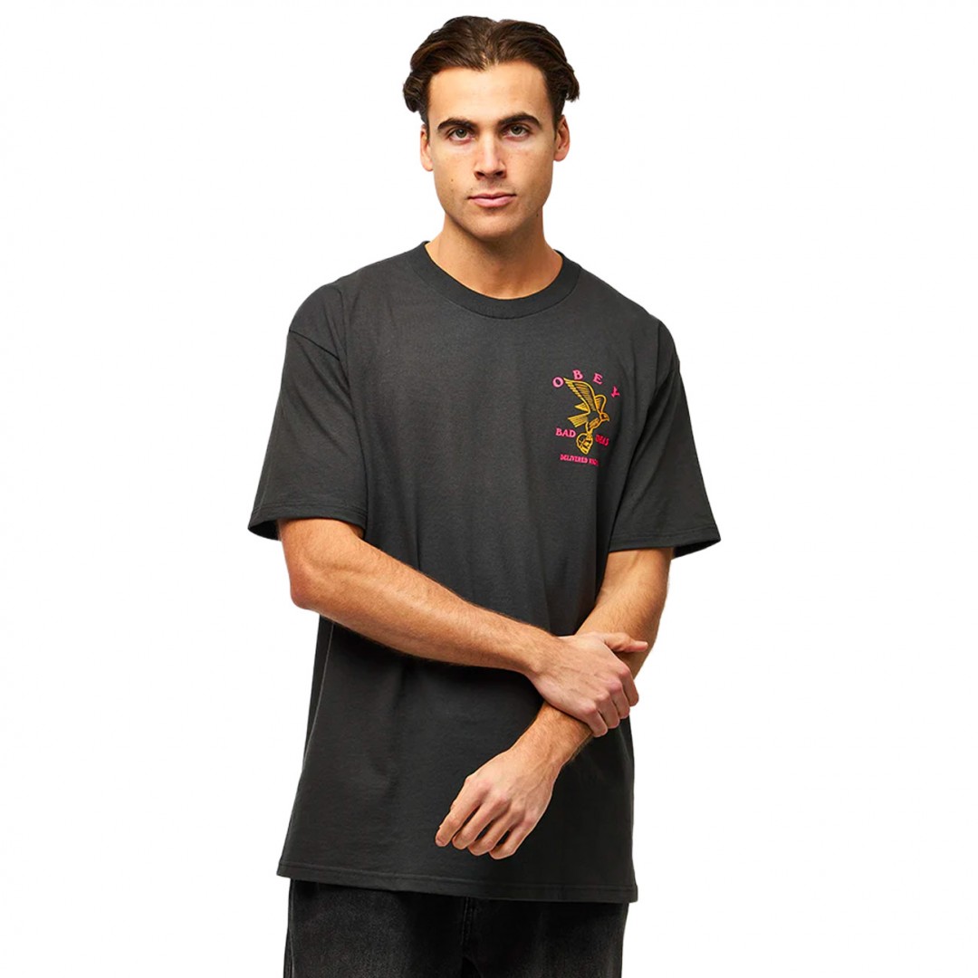 OBEY BAD IDEAS EAGLE TEE 165264268-VBL Black