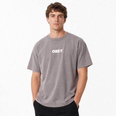 OBEY BOLD TEE 167924100-SIG Γκρί