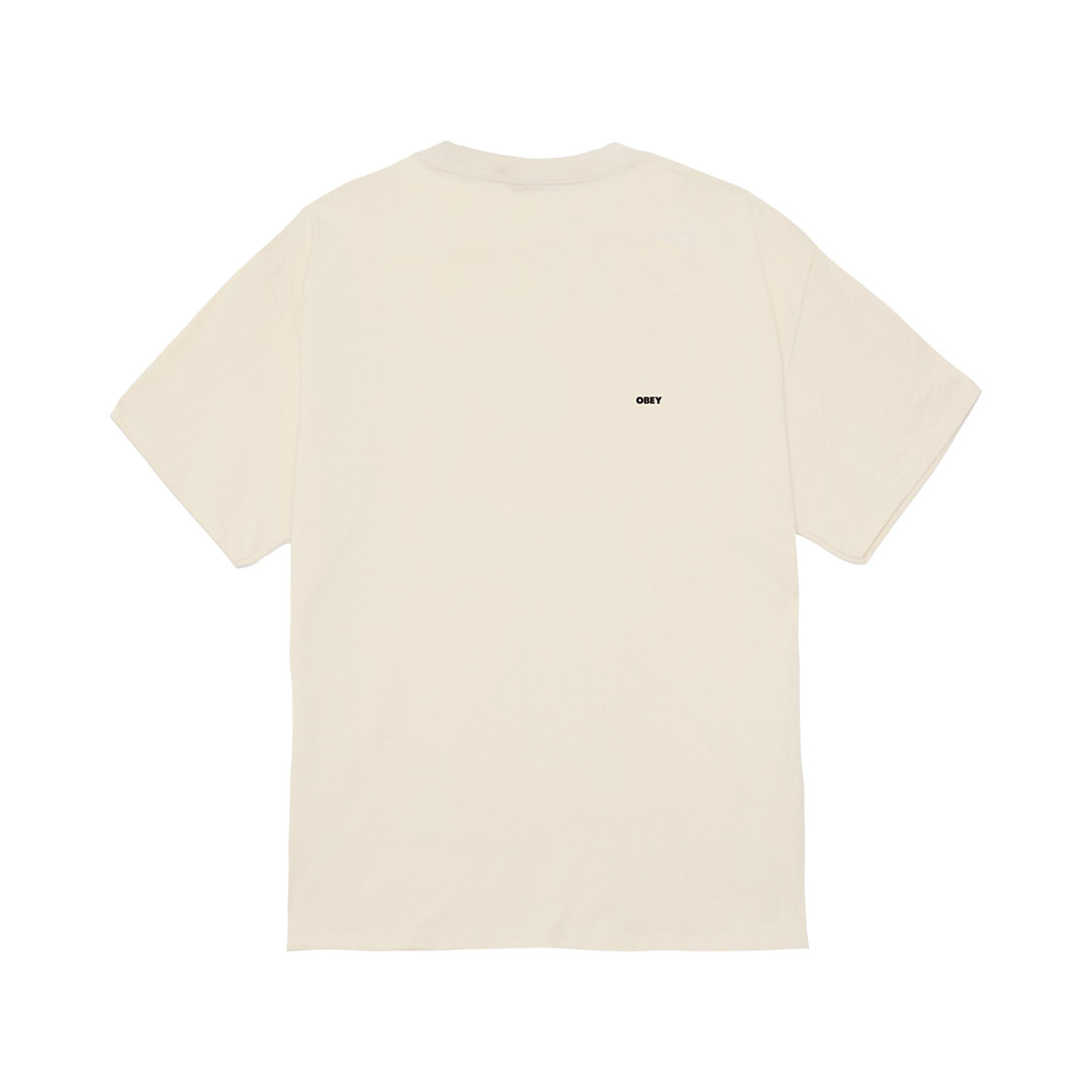 OBEY CROPPED ICON 165264064-CRM Beige
