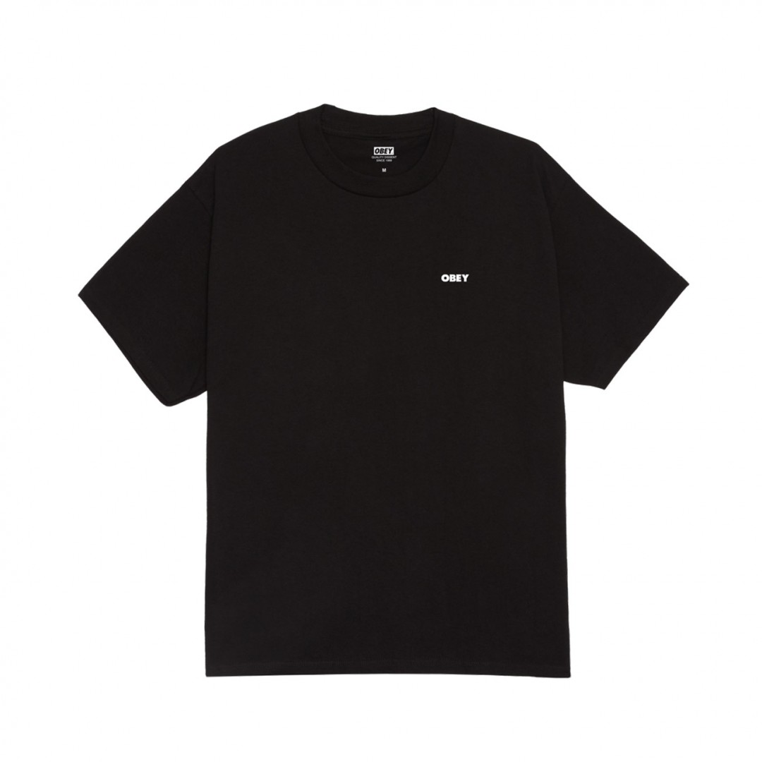 OBEY EYES OPEN TEE 165264331-BLK Μαύρο