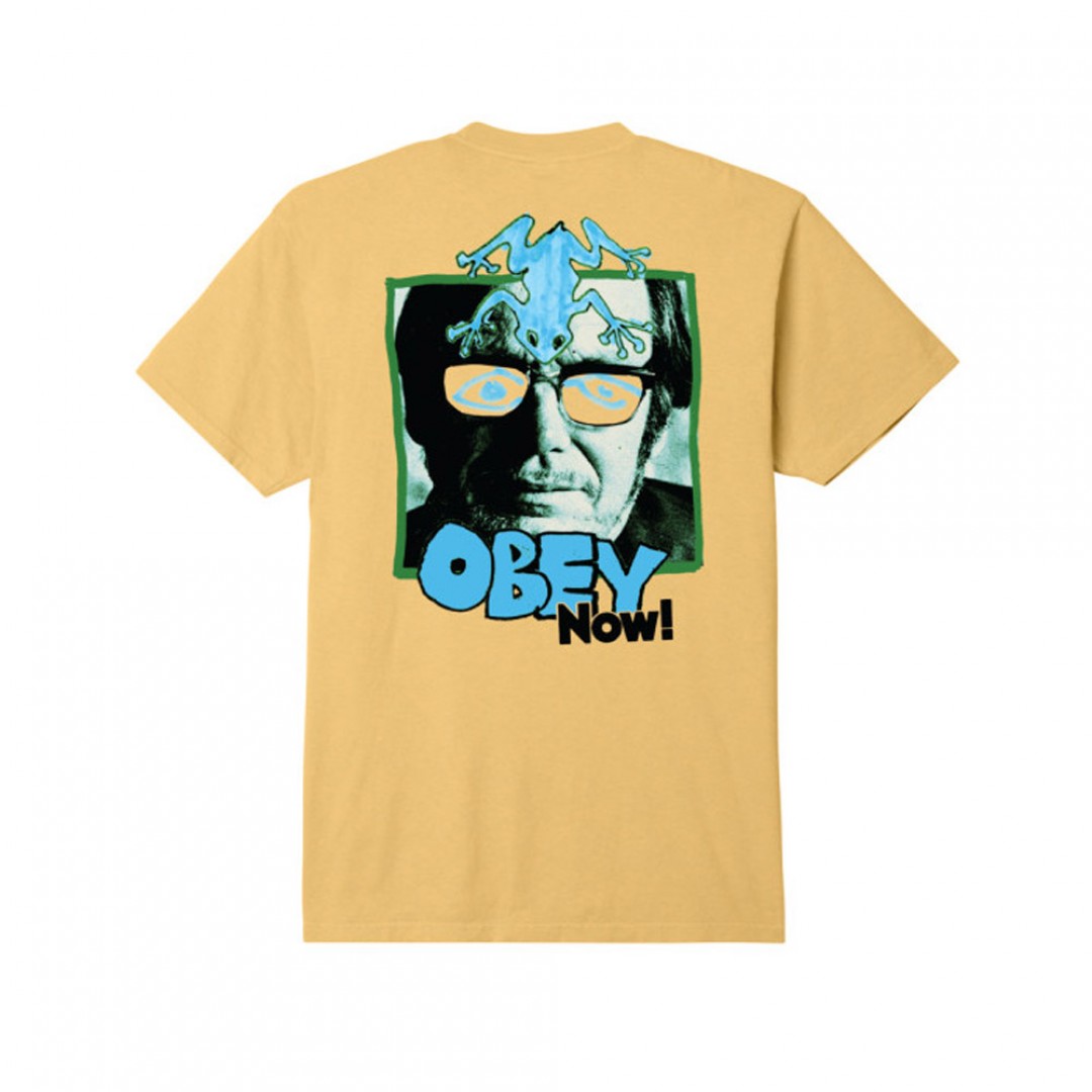 OBEY NOW! PIGMENT CLASSIC TEE 163813743-SFL Yellow