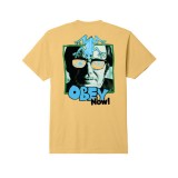 OBEY NOW! PIGMENT CLASSIC TEE 163813743-SFL Yellow Image 