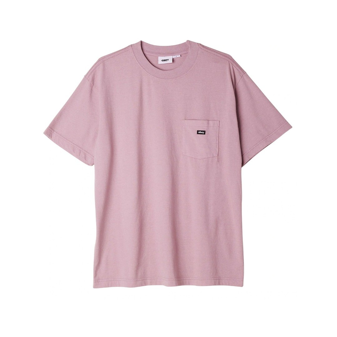 OBEY TIMELESS RECYCLED POCKET TEE SS 131080319-LIL Μωβ