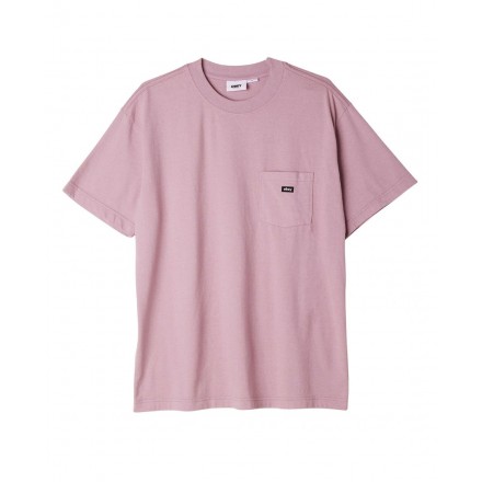 OBEY TIMELESS RECYCLED POCKET TEE SS 131080319-LIL Purple
