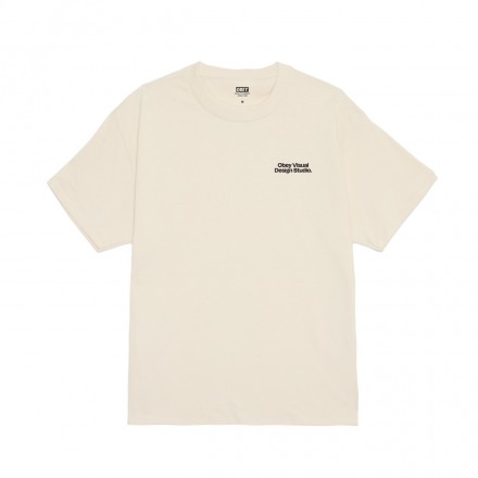 OBEY VISUAL DESIGN STUDIO TEE 165264305-CRM Beige
