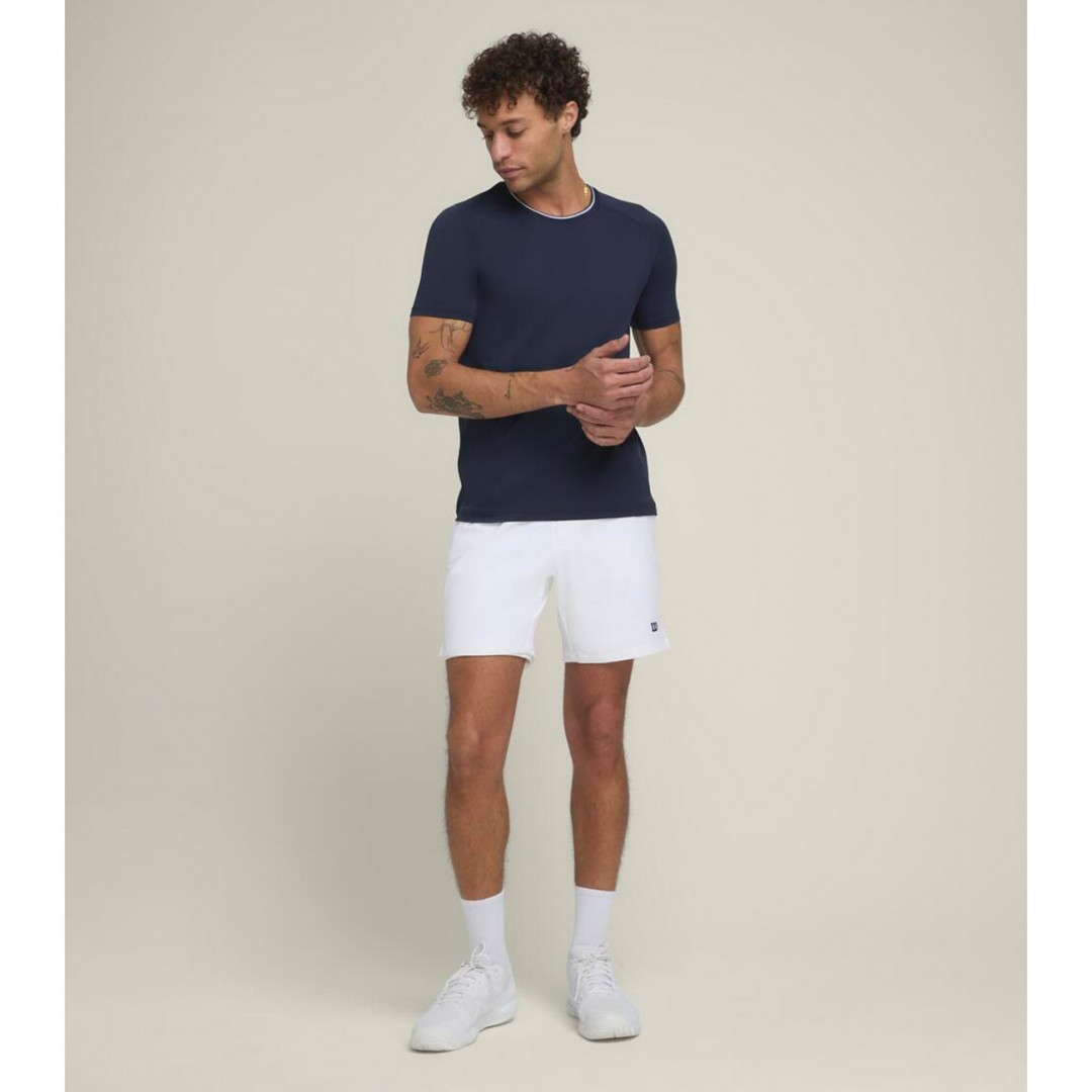 WILSON M TEAM SEAMLESS CREW WM00282411DBC-NAVY Blue