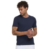 WILSON M TEAM SEAMLESS CREW WM00282411DBC-NAVY Blue Image 
